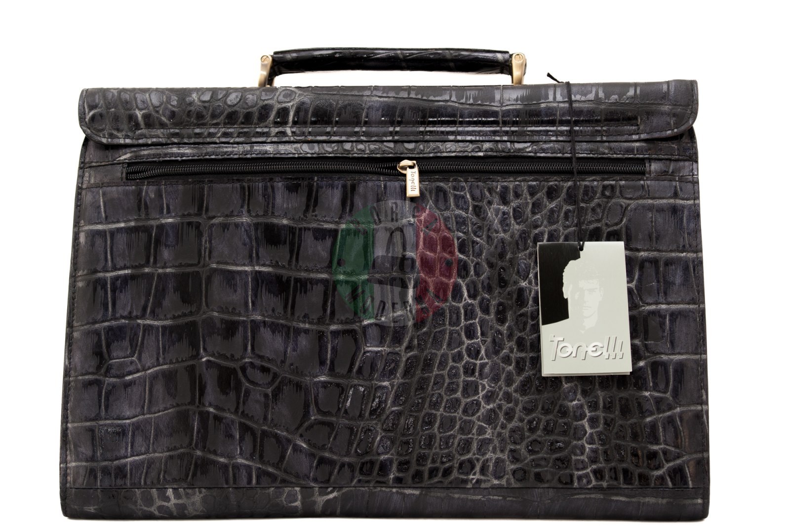 Фото 3 в полном размере Мужской портфель Gilda Tonelli 2244-nero из категории Мужские сумки