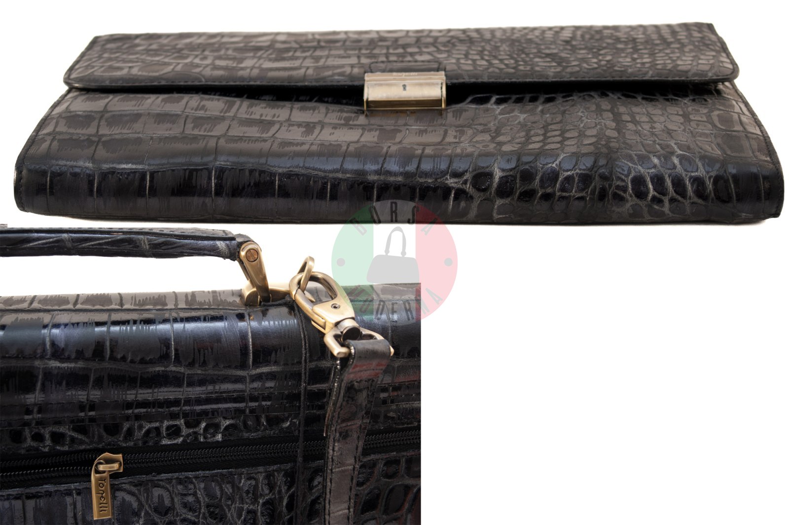 Фото 4 в полном размере Мужской портфель Gilda Tonelli 2244-nero из категории Мужские сумки